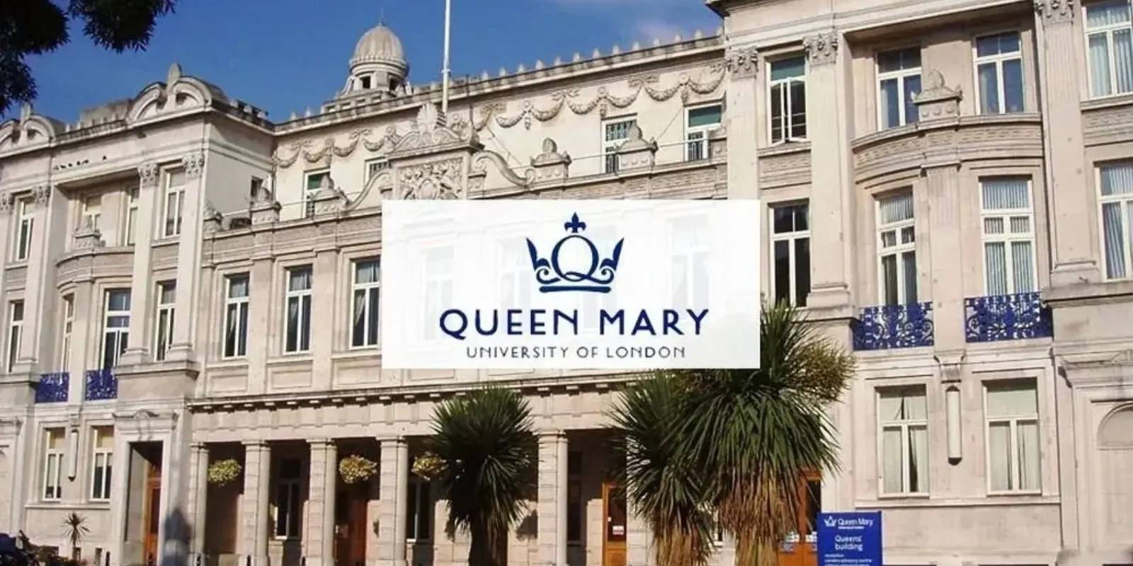 Edificio de Queen Mary University of London, institución citada en el estudio sobre bacterias en el volante del auto