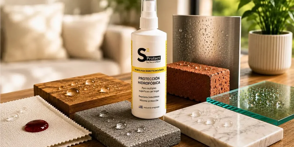 Protección nanotecnológica para superficies del hogar con SecondSkin