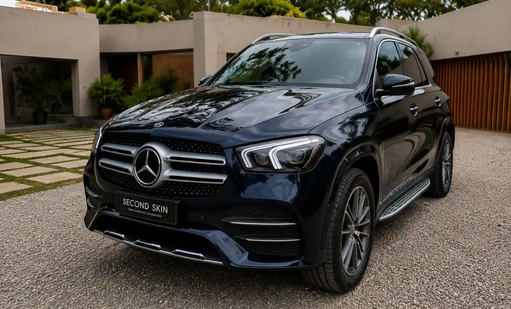 Mercedes-Benz GLE 450 2020 azul oscuro con tratamiento cerámico SecondSkin